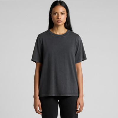 Wo's Stone Wash Heavy Tee Thumbnail