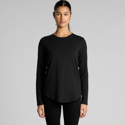 Wo's Maple Curve L/S Tee Thumbnail